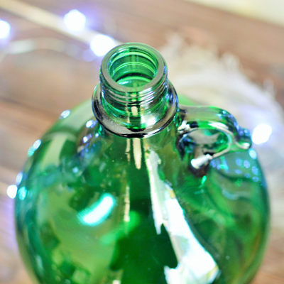 gąsior zielony butelkowy ozdobny